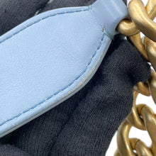 将图像加载到图库查看器中，CHANEL Matelasse Hobo Shoulder Bag Light BlueAS5339 Denim
