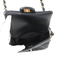 Load image into Gallery viewer, CHANEL Matelasse Small Flap Chainshoulder Bag BlackAS5174 Lambskin
