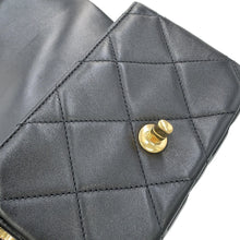 Load image into Gallery viewer, CHANEL Matelasse Small Flap Chainshoulder Bag BlackAS5174 Lambskin
