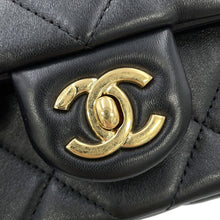 Load image into Gallery viewer, CHANEL Matelasse Small Flap Chainshoulder Bag BlackAS5174 Lambskin
