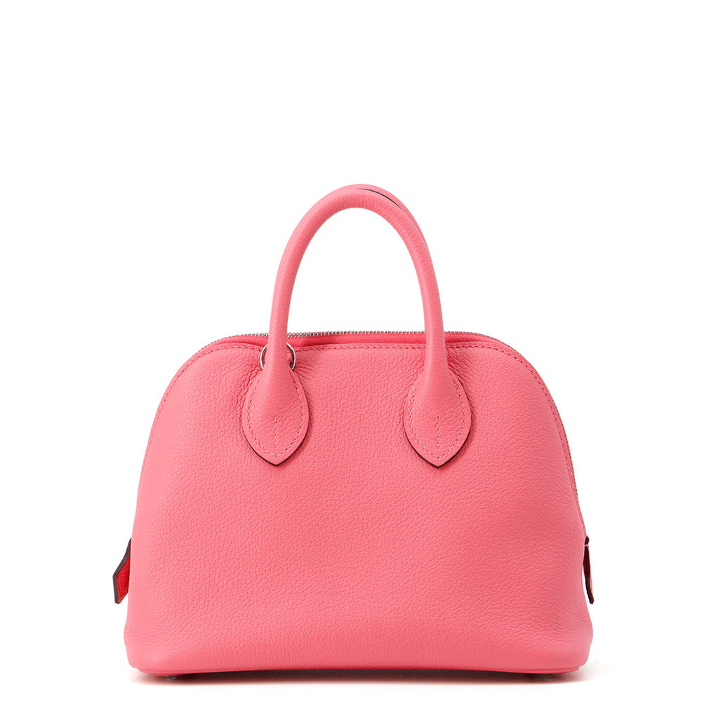HERMES Bolide 1923 Rose Azalee Evercolor Size Mini
