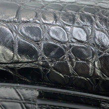 将图像加载到图库查看器中，SAINT LAURENT PARIS North South Jour Souple Black480583 Croco embossed leather
