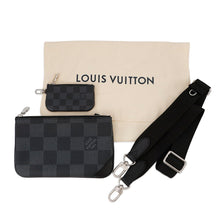 将图像加载到图库查看器中，LOUIS VUITTON Trio Messenger NoirN50017 Damier Graphite 3D
