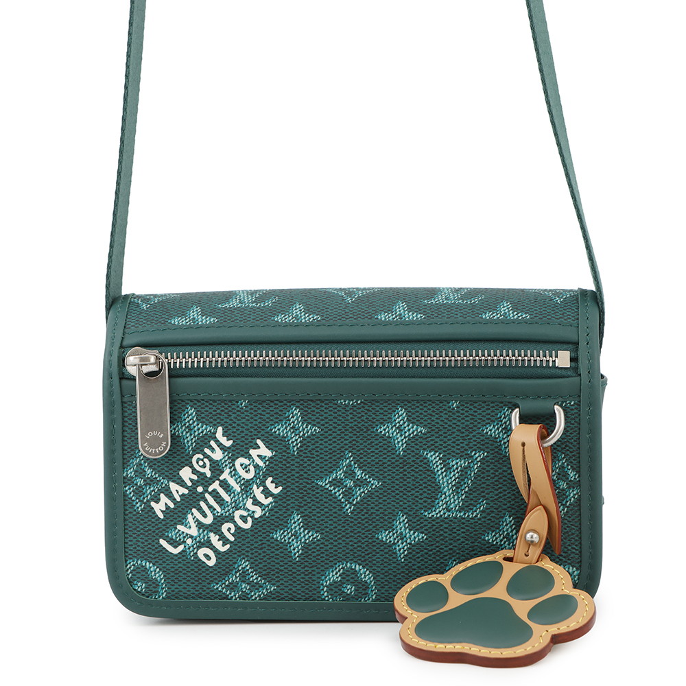 LOUIS VUITTON Bosphore Wearable Wallet GreenM12637 Monogram・Heritage