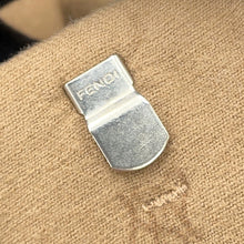 Load image into Gallery viewer, FENDI FF Calligraphy Shorts Size 36 BeigeFR6336 Wool 90% Cashmere8% Polyurethane2%
