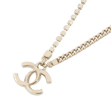 Load image into Gallery viewer, CHANEL CC Logo Rhinestone NecklaceABD044 Metal Rhinestone
