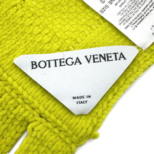 将图像加载到图库查看器中，Bottega Veneta Logo Embossed Chenille Knit Scarf Shocking Yellow687889 Nylon99% Polyurethane1%
