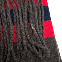 将图像加载到图库查看器中，CHANEL CC Logo Scarf Brown/Gold/Red/NavyP36264 Cashmere95% Polyamide5%
