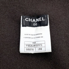将图像加载到图库查看器中，CHANEL CC Logo Scarf Brown/Gold/Red/NavyP36264 Cashmere95% Polyamide5%
