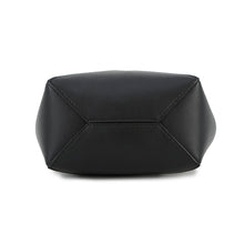 将图像加载到图库查看器中，LOEWE Puzzle Fold Tote BlackA657V25X01 Leather Size Mini
