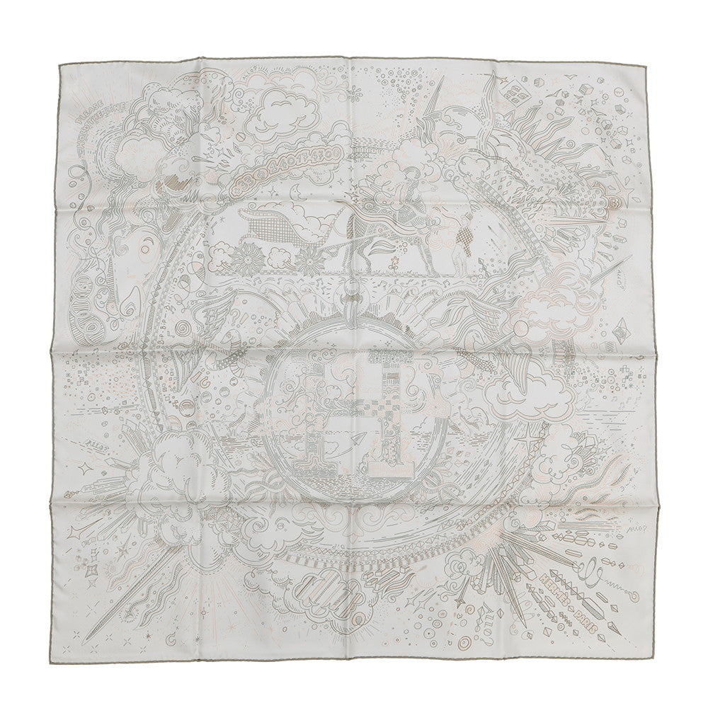 HERMES Please Hold The Line White/Rose・Narkle/Vert・De Gris