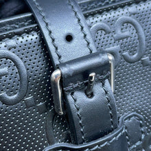 Load image into Gallery viewer, GUCCI GG embossed Tote Bag Black625774 GG emboss
