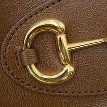 Load image into Gallery viewer, GUCCI Horsebit 1955Tote Bag Brown623694 Leather
