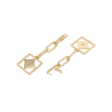 将图像加载到图库查看器中，LOUIS VUITTON Boucles D&#39;oreilles B Blossom Shell Diamond EarringsQ96790 18K Yellow Gold
