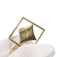 Load image into Gallery viewer, LOUIS VUITTON Boucles D&#39;oreilles B Blossom Shell Diamond EarringsQ96790 18K Yellow Gold
