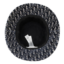 Load image into Gallery viewer, Dior Oblique Trotter Hat Size 58 Navy/Red Rayon56% Cotton27% Silk9% Polyester8%

