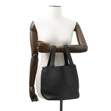 将图像加载到图库查看器中，HERMES Picotin Lock Black Taurillon Clemence Size MM
