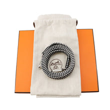 将图像加载到图库查看器中，HERMES Evelyne Amazon Sangle Kaval Long Black Taurillon Clemence Size TPM
