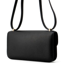 将图像加载到图库查看器中，HERMES ★Constance Elan Black Epsom
