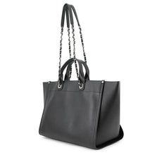 Load image into Gallery viewer, CHANEL Deauville Studded BlackA57067 Caviar Leather Size Large
