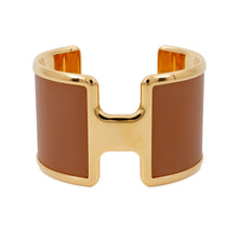 将图像加载到图库查看器中，HERMES Olympus Bangle Gold Epsom Gold Plated

