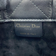 将图像加载到图库查看器中，Dior Macrocannage Book Tote 2-Way Handbag BlackS5573OWHP_M900 Calf Leather Size Mini
