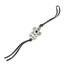 将图像加载到图库查看器中，LOEWE Koala Bag Charm Gray/BlackC880232X01 Felt Leather

