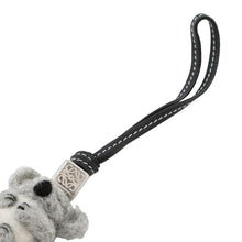 将图像加载到图库查看器中，LOEWE Koala Bag Charm Gray/BlackC880232X01 Felt Leather

