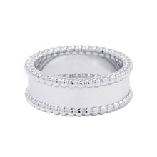 Load image into Gallery viewer, Van Cleef &amp; Arpels Perlée Senior Tulle Ring Size 56/#16VCARN32356/VCARN32300 18K White Gold
