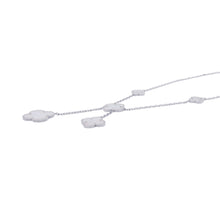 将图像加载到图库查看器中，Van Cleef &amp; Arpels Magic Alhambra Necklace 6 motifsVCARP3TK00 18K White Gold

