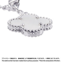 将图像加载到图库查看器中，Van Cleef &amp; Arpels Magic Alhambra Necklace 6 motifsVCARP3TK00 18K White Gold
