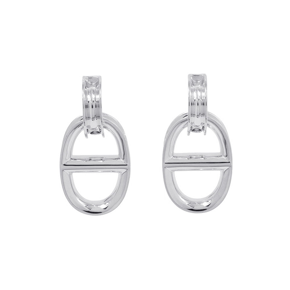 HERMES Chaine d'Ancre Earrings SV925