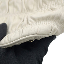 将图像加载到图库查看器中，PRADA Gathered 2WAY Shoulder Bag White1BA172 Leather
