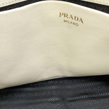 将图像加载到图库查看器中，PRADA Gathered 2WAY Shoulder Bag White1BA172 Leather
