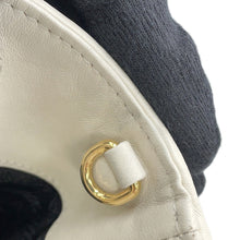 将图像加载到图库查看器中，PRADA Gathered 2WAY Shoulder Bag White1BA172 Leather
