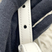 将图像加载到图库查看器中，PRADA Gathered 2WAY Shoulder Bag White1BA172 Leather
