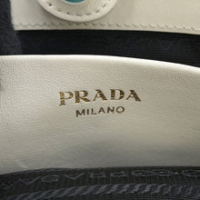 将图像加载到图库查看器中，PRADA Gathered 2WAY Shoulder Bag White1BA172 Leather
