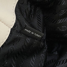 将图像加载到图库查看器中，PRADA Gathered 2WAY Shoulder Bag White1BA172 Leather
