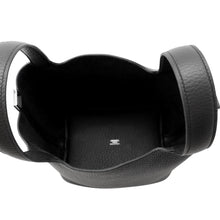 将图像加载到图库查看器中，HERMES Picotin Lock Black Taurillon Clemence Size PM
