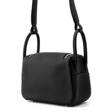 将图像加载到图库查看器中，HERMES Lindy Black Taurillon Clemence Size Mini
