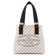Load image into Gallery viewer, LOUIS VUITTON Plan Soleil Cabas BeigeN41179 Damier Azur Size PM
