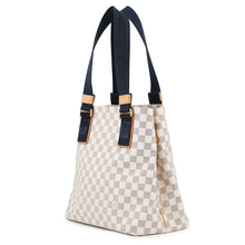 Load image into Gallery viewer, LOUIS VUITTON Plan Soleil Cabas BeigeN41179 Damier Azur Size PM
