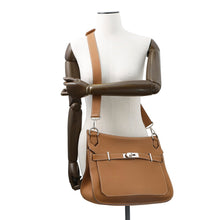 将图像加载到图库查看器中，HERMES Jypsiere Gold Taurillon Clemence Size 31
