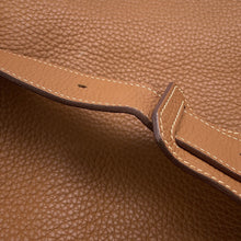 将图像加载到图库查看器中，HERMES Jypsiere Gold Taurillon Clemence Size 31
