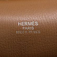 将图像加载到图库查看器中，HERMES Jypsiere Gold Taurillon Clemence Size 31
