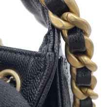 Load image into Gallery viewer, CHANEL CHANEL25 ChainShoulder Bag BlackAS5293 Caviar Leather Size Small
