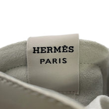 Load image into Gallery viewer, HERMES Sneakers (Lace-up) White Velor Leather Size 36
