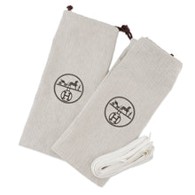 将图像加载到图库查看器中，HERMES Sneakers (Lace-up) White Velor Leather Size 36
