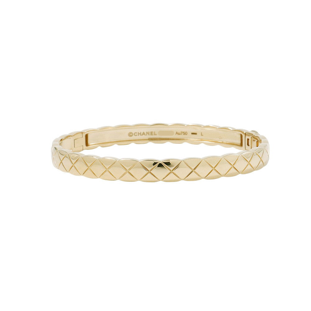 CHANEL Coco Crush Collection Bracelet Size LJ13221 18K Yellow Gold