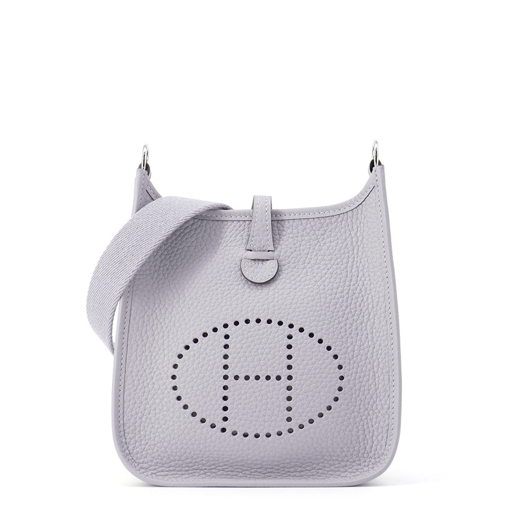 HERMES Evelyne Long Green Pantan Taurillon Clemence Size TPM